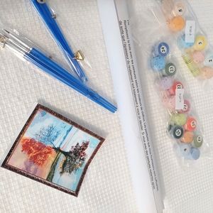 Paint By Number Tree Of Life Four Seasons Wall Art Painting Hard